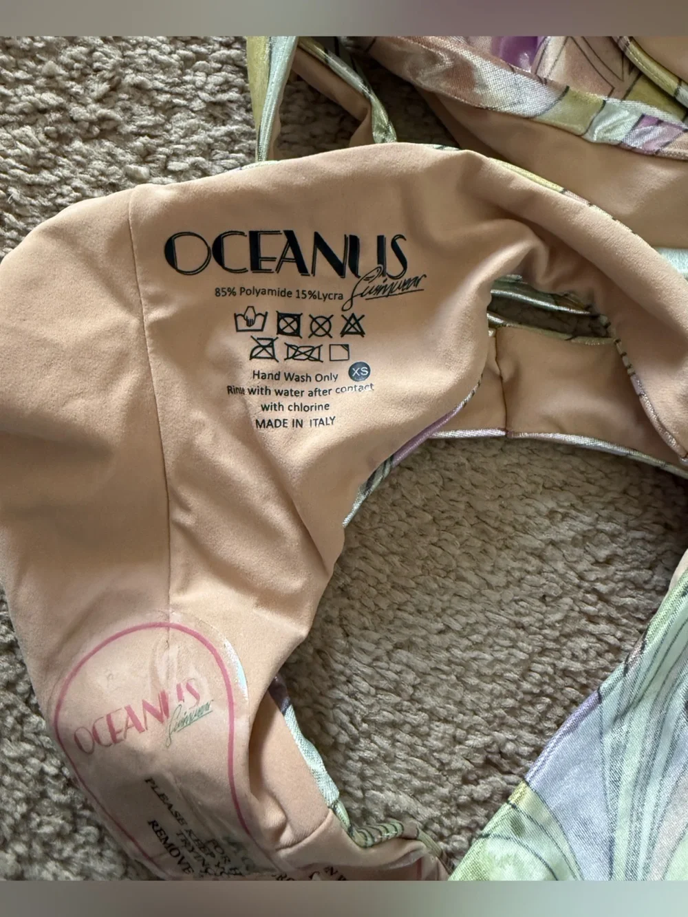 Oceanus Celia Cutout One-Piece Swimsuit